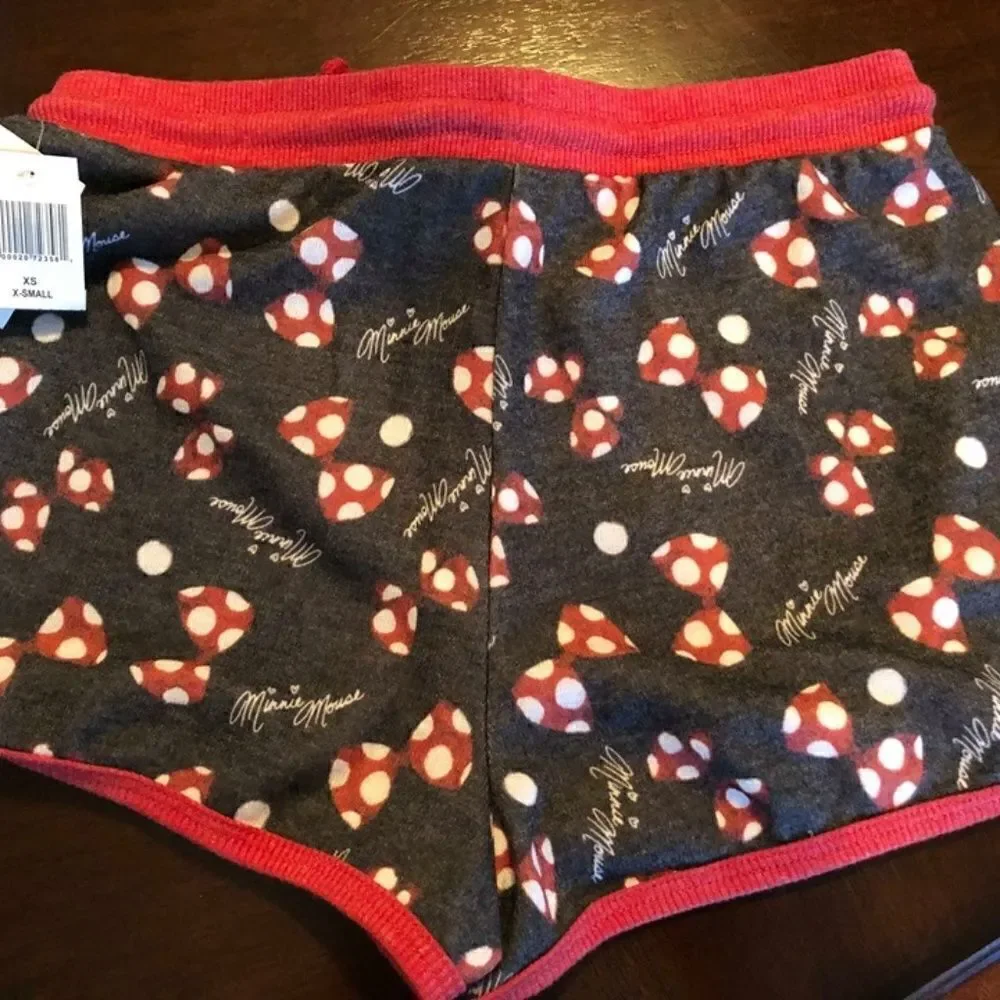 Minnie Mouse Red Polka Dot Bows- Shorts for Women